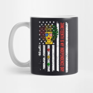 Juneteenth is My Independence Day Juneteenth Queen Melanin African American Women Mug